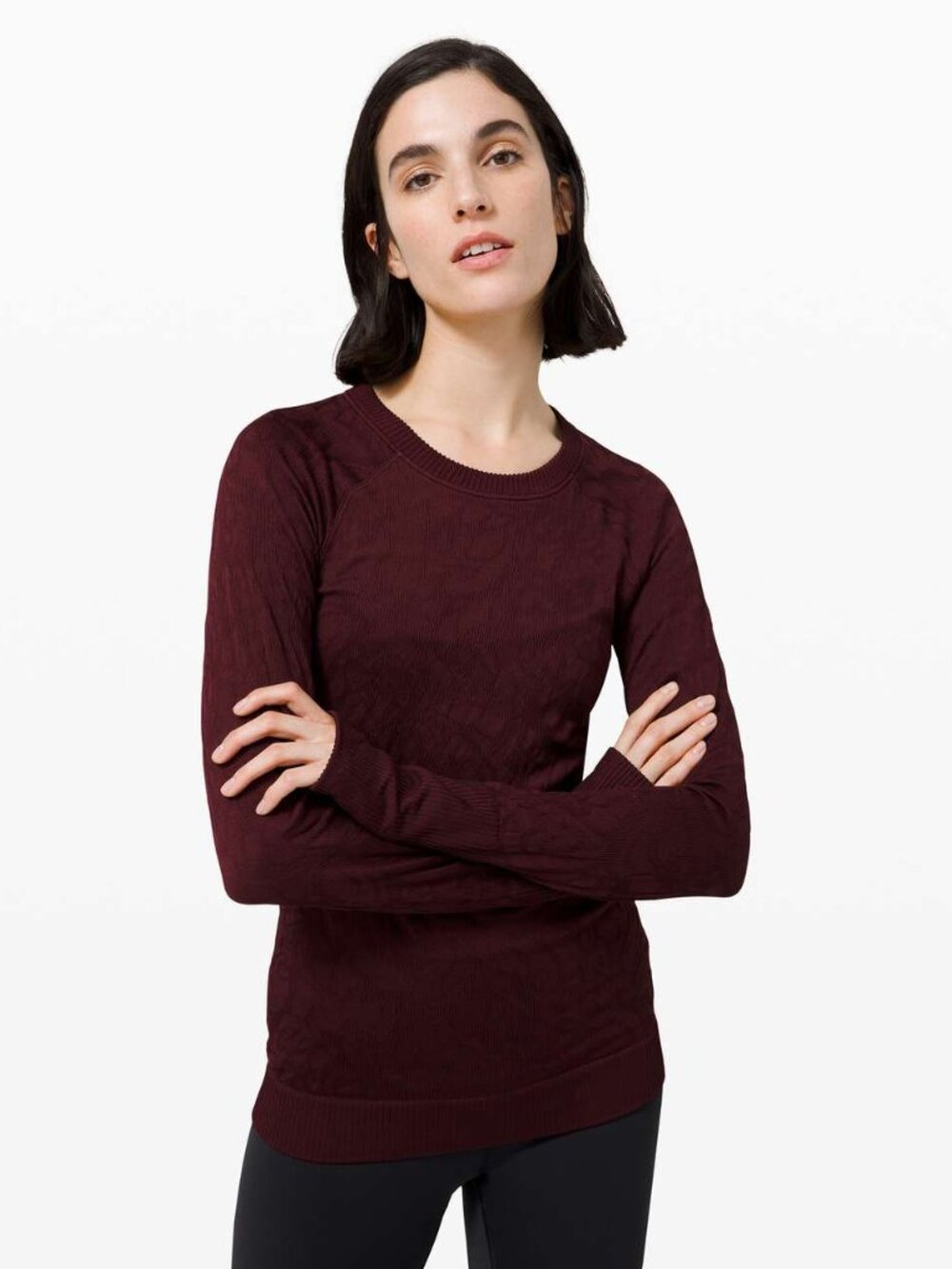 Lululemon Women's Rest Less Pullover - Dark Red